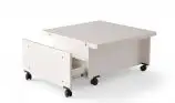 Masuta de cafea extensibila multifunctionala Smart alba