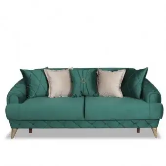 Canapea extensibila cu 3 locuri Gloria,verde