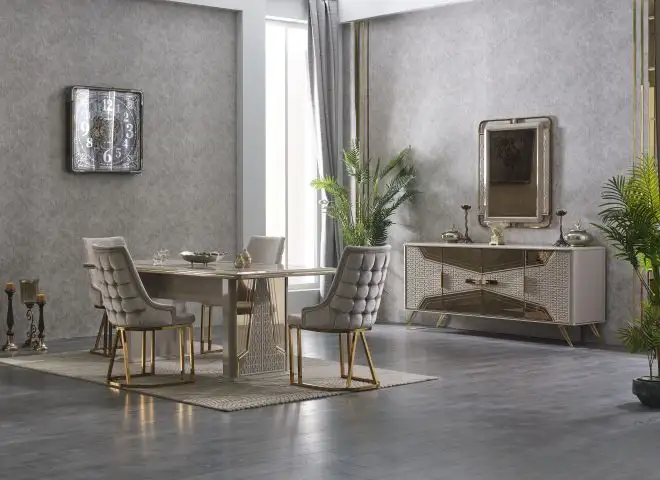 Set Masa cu 4 scaune de Lux,Milano