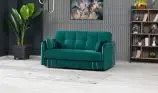 Canapea extensibila cu 2 locuri Mondo,verde