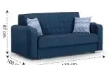 Canapea extensibila cu 2 locuri Gusto