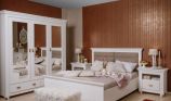 Mobilier dormitor Santa,alb