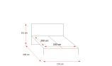 Mobilier dormitor Santa,alb